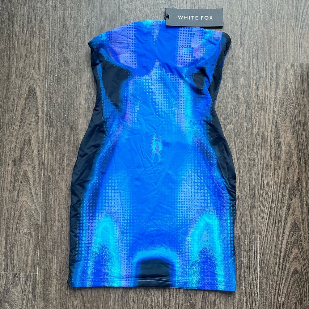 White Fox Milky Way Bodycon Dress